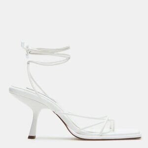 Steve Madden White Strappy Heels